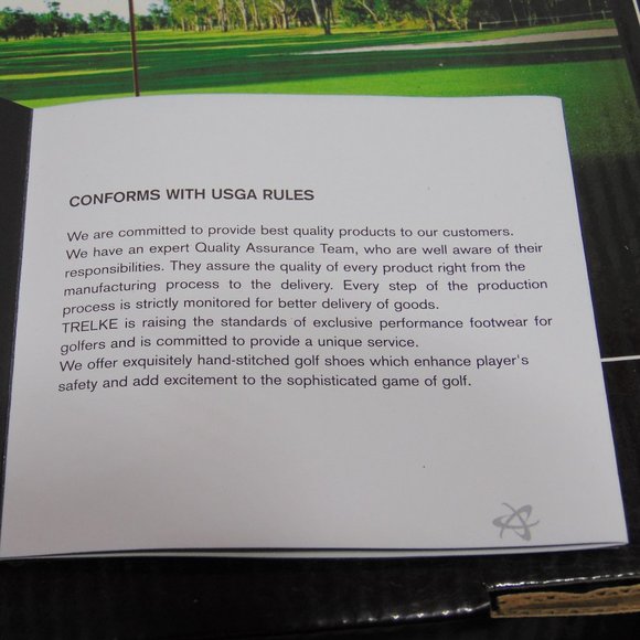 Premium Leather Trelke Waterproof Durable Golf Shoes - Picture 9 of 12